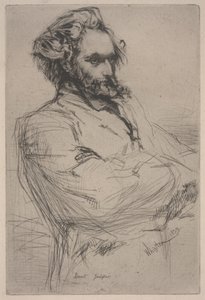 Retrato de Drouet de James Abbott McNeill Whistler