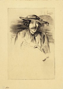 Retrato de Whistler, 1859 de James Abbott McNeill Whistler