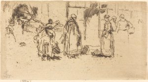 Mercado de Aves, Loches, 1888