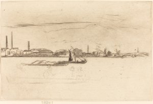Fábrica de Velas de Price, c. 1875 de James Abbott McNeill Whistler