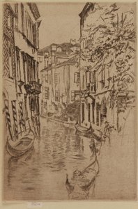 Canal Tranquilo, 1879-1880 de James Abbott McNeill Whistler
