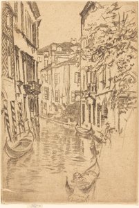 Canal Tranquilo, 1880 de James Abbott McNeill Whistler