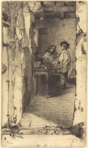Recolectores de trapos, Quartier Mouffetard, París, 1858 de James Abbott McNeill Whistler