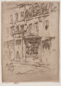 Rue du Buerre, Bruselas de James Abbott McNeill Whistler