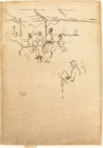 Muelle de Ryde, 1887 de James Abbott McNeill Whistler