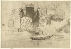 San Biagio
Un conjunto de veintiséis grabados (título de la serie) de James Abbott McNeill Whistler