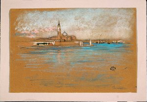 San Giorgio Maggiore, Venecia, 1880 de James Abbott McNeill Whistler