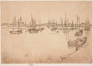 San Giorgio de la segunda serie veneciana de James Abbott McNeill Whistler
