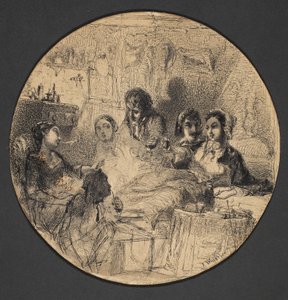 Escena de la vida bohemia, 1855-57 de James Abbott McNeill Whistler
