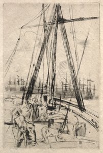 Embarque en Liverpool, 1867 de James Abbott McNeill Whistler