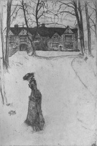 Speke Hall, 1870, 1904 de James Abbott McNeill Whistler