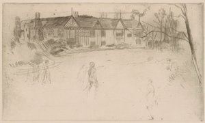 Speke Hall, 1875 de James Abbott McNeill Whistler