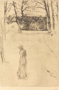 Speke Hall, No.1 de James Abbott McNeill Whistler