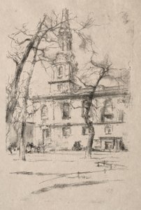 St. Giles-in-the-Fields, 1896 de James Abbott McNeill Whistler
