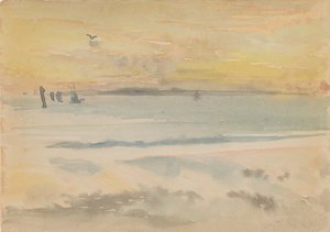 St. Ives: Atardecer de James Abbott McNeill Whistler