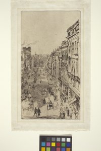 St. James Street (grabado) de James Abbott McNeill Whistler