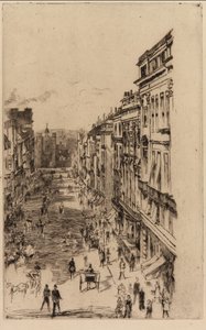 Calle de San Jaime, 1878 de James Abbott McNeill Whistler
