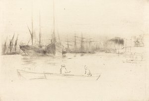 Vapores frente a la Torre de James Abbott McNeill Whistler