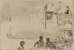 Astillero de Stevens, 1859 de James Abbott McNeill Whistler