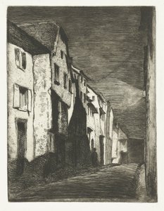 Calle en Saverne
Calle en Saverne
Doce grabados del natural (título de la serie) de James Abbott McNeill Whistler