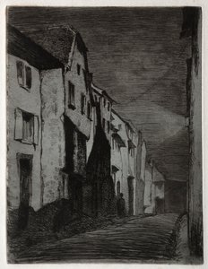Calle en Saverne de James Abbott McNeill Whistler