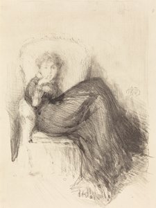 Estudio: Maude Sentada, 1878 de James Abbott McNeill Whistler