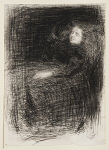 Estudio para "El durmiente", 1863 de James Abbott McNeill Whistler