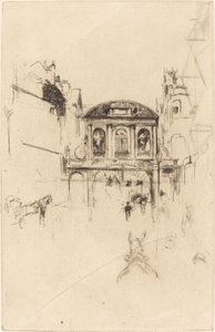Temple Bar, c. 1877 de James Abbott McNeill Whistler