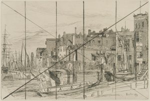 Policía del Támesis, 1859 de James Abbott McNeill Whistler