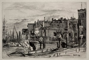 Policía del Támesis, 1859 de James Abbott McNeill Whistler