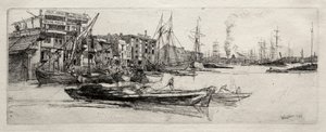 Almacén del Támesis, 1871 de James Abbott McNeill Whistler
