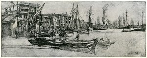 Almacén del Támesis, siglo XIX 1904 de James Abbott McNeill Whistler