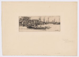 Almacenes del Támesis de James Abbott McNeill Whistler