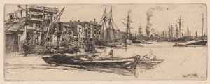 Almacenes del Támesis de James Abbott McNeill Whistler
