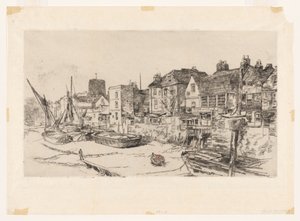 El "Adán y Eva", Viejo Chelsea de James Abbott McNeill Whistler