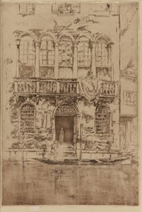 El balcón, 1879-1880 de James Abbott McNeill Whistler