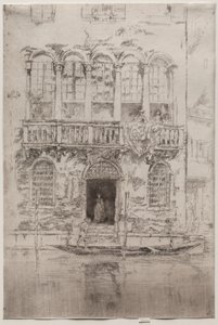 El balcón, c. 1880 de James Abbott McNeill Whistler