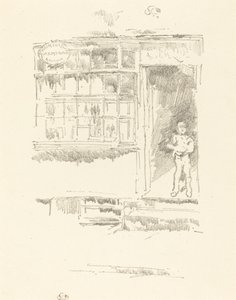 La barbería en los establos, 1896 de James Abbott McNeill Whistler