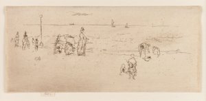 La playa, Ostende, 1887