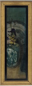 La chica azul fragmento: Púrpura y azul, 1872-1876 de James Abbott McNeill Whistler