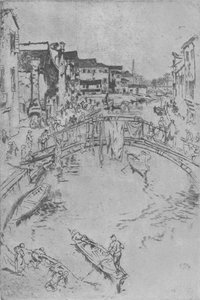 El puente, c. 1880, 1904 de James Abbott McNeill Whistler