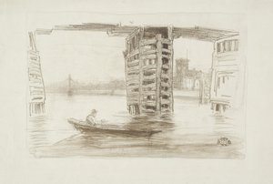 El puente ancho, 1878 de James Abbott McNeill Whistler