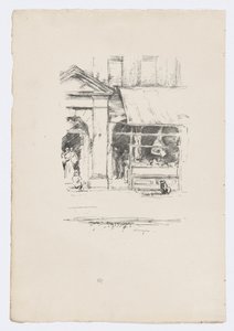 El perro del carnicero de James Abbott McNeill Whistler
