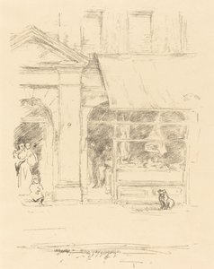 El perro del carnicero de James Abbott McNeill Whistler