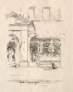El perro del carnicero, 1896 de James Abbott McNeill Whistler