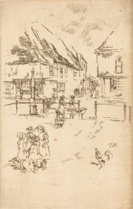 El gallo y la bomba, c. 1887 de James Abbott McNeill Whistler