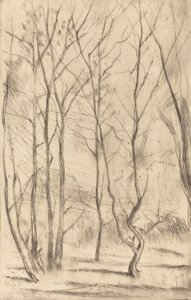 El bosque del dique, 1875 de James Abbott McNeill Whistler