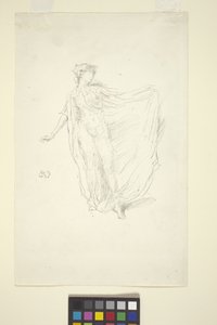 La bailarina (litografía por transferencia) de James Abbott McNeill Whistler