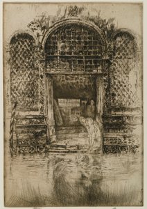 El umbral, 1880 de James Abbott McNeill Whistler