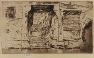 La tienda de pescado, Venecia, 1879-1880